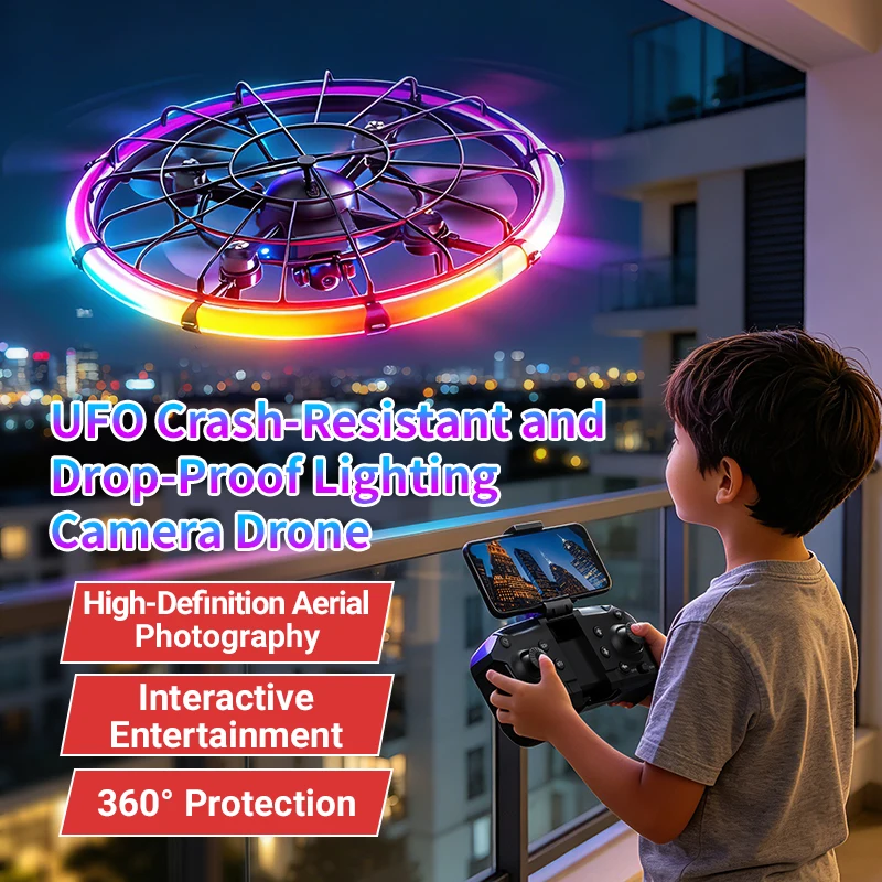 JJRC H145 UFO RC Drone with Du - Outdoor Lighting Box review and price