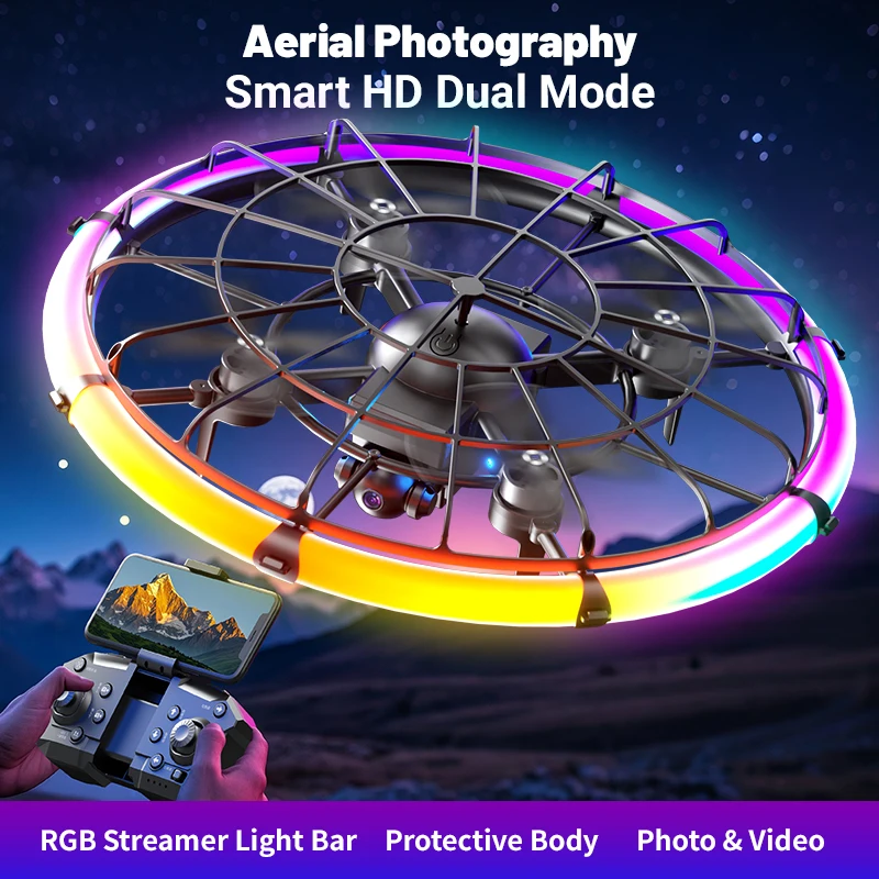 JJRC H145 UFO RC Drone with Du - Outdoor Lighting Box review and price