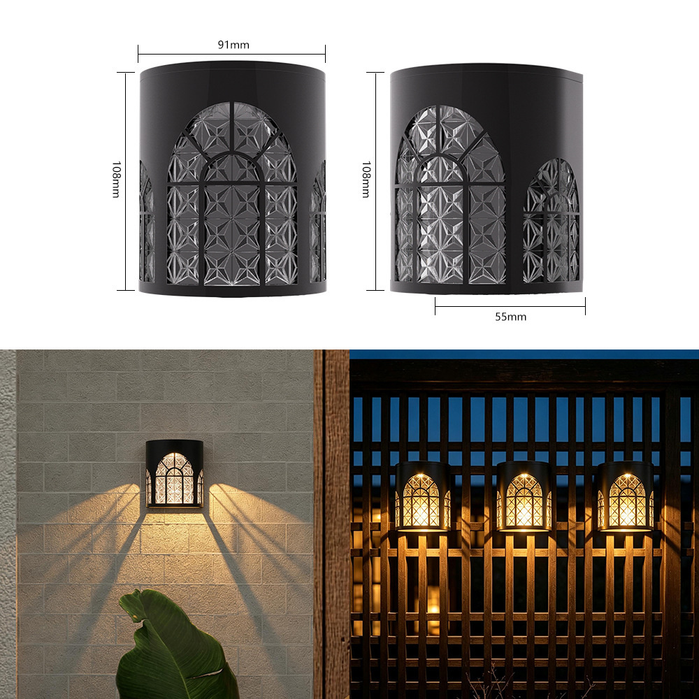 2pcs Outdoor Solar Fence Light - Outdoor Lighting Front Yard review and price