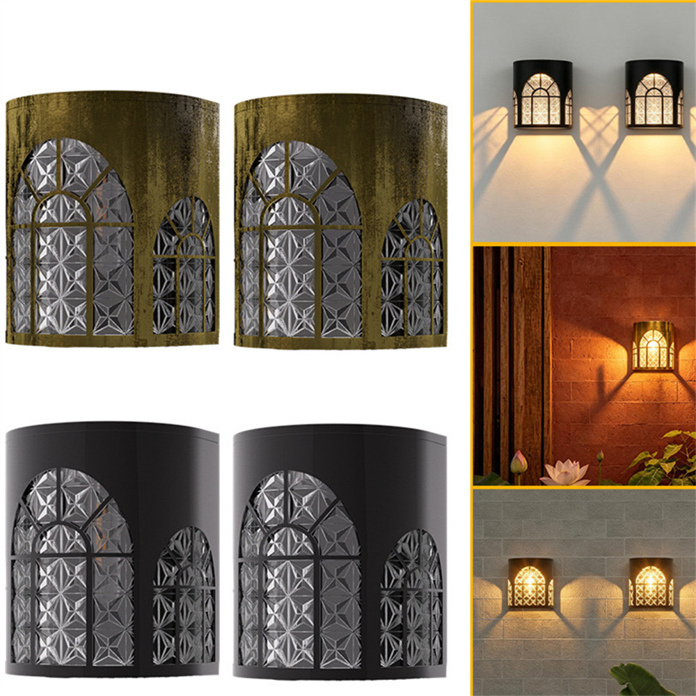 2pcs Outdoor Solar Fence Light - Outdoor Lighting Front Yard review and price