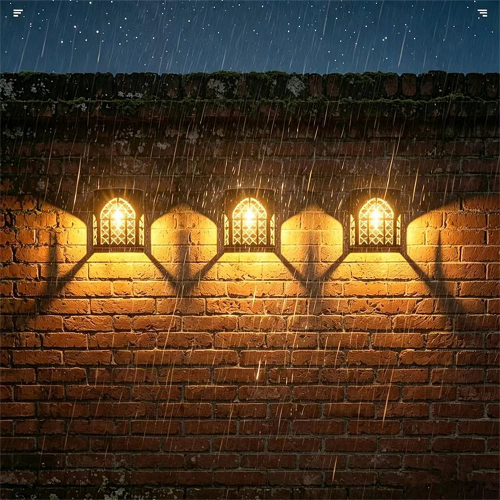 2pcs Outdoor Solar Fence Light - Outdoor Lighting Front Yard review and price