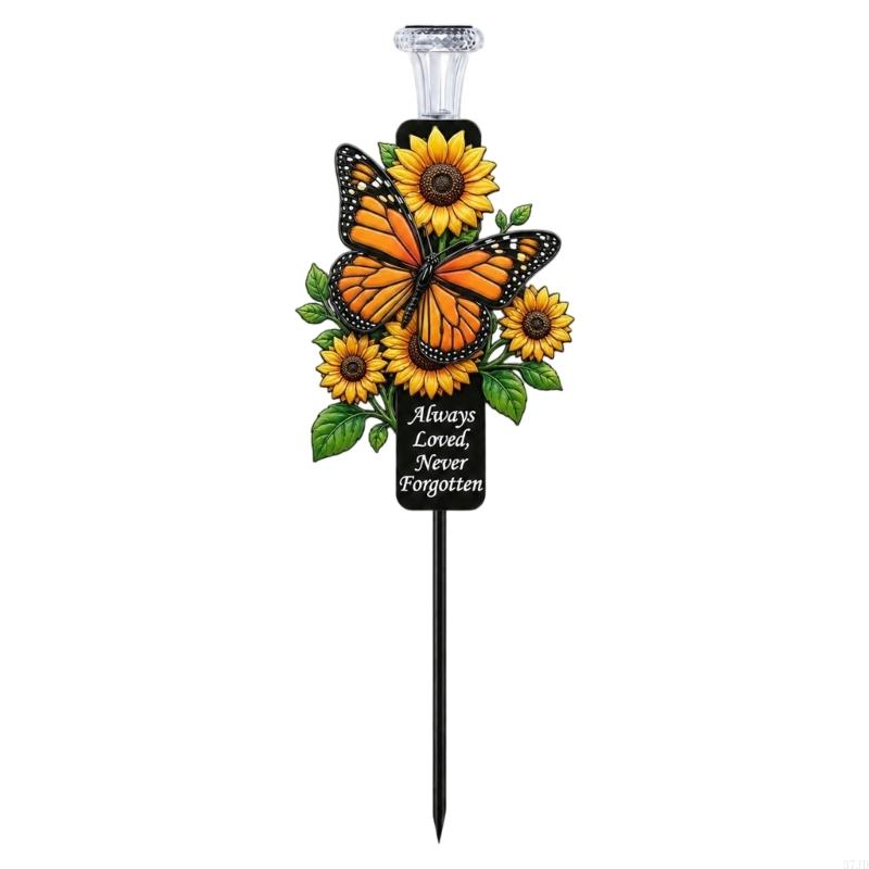 Solar Garden Stake Light Metal - Outdoor Lighting Accent review and price