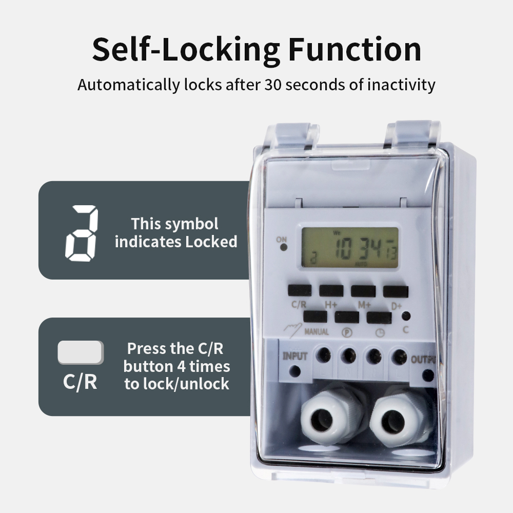 TNCE 30A Timer Switch, Waterpr - Outdoor Lighting Timer Switch review and price