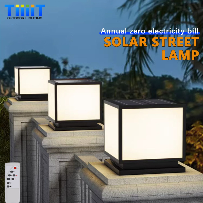 Outdoor LED Solar Column Light - Post Cap Light review and price