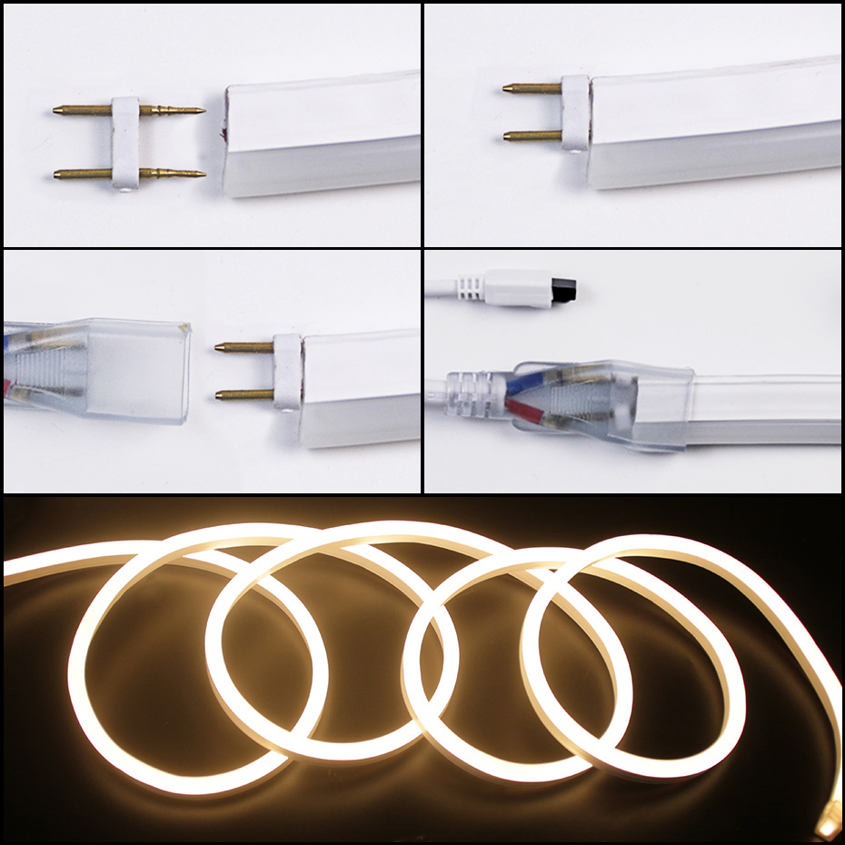 LED Neon Strip 220V 2835 120 L - Outdoor Lighting Timer Switch review and price