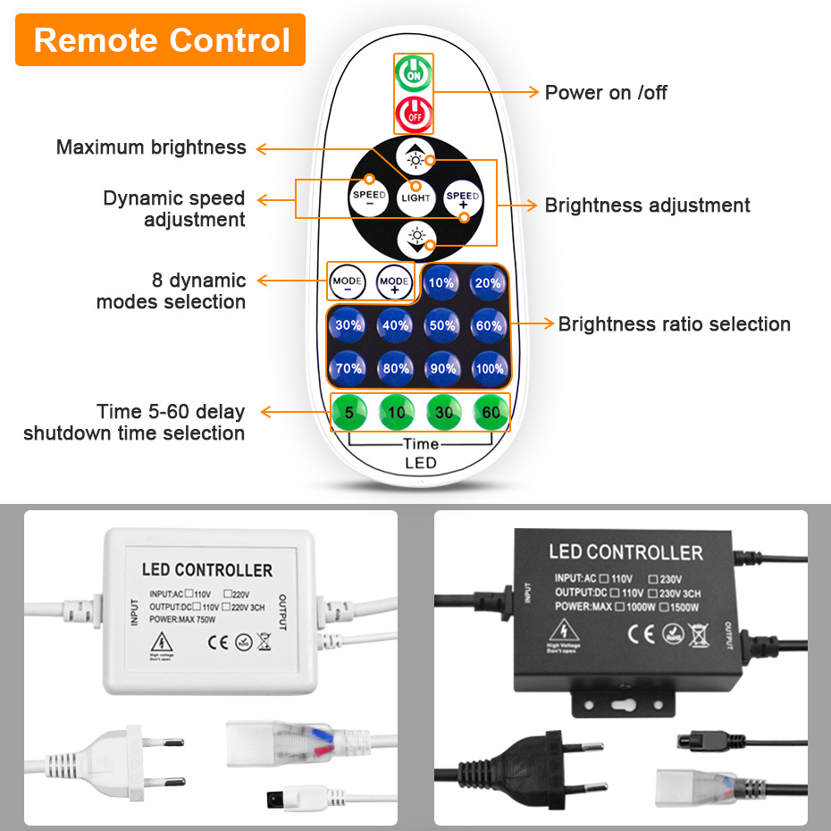 LED Neon Strip 220V 2835 120 L - Outdoor Lighting Timer Switch review and price