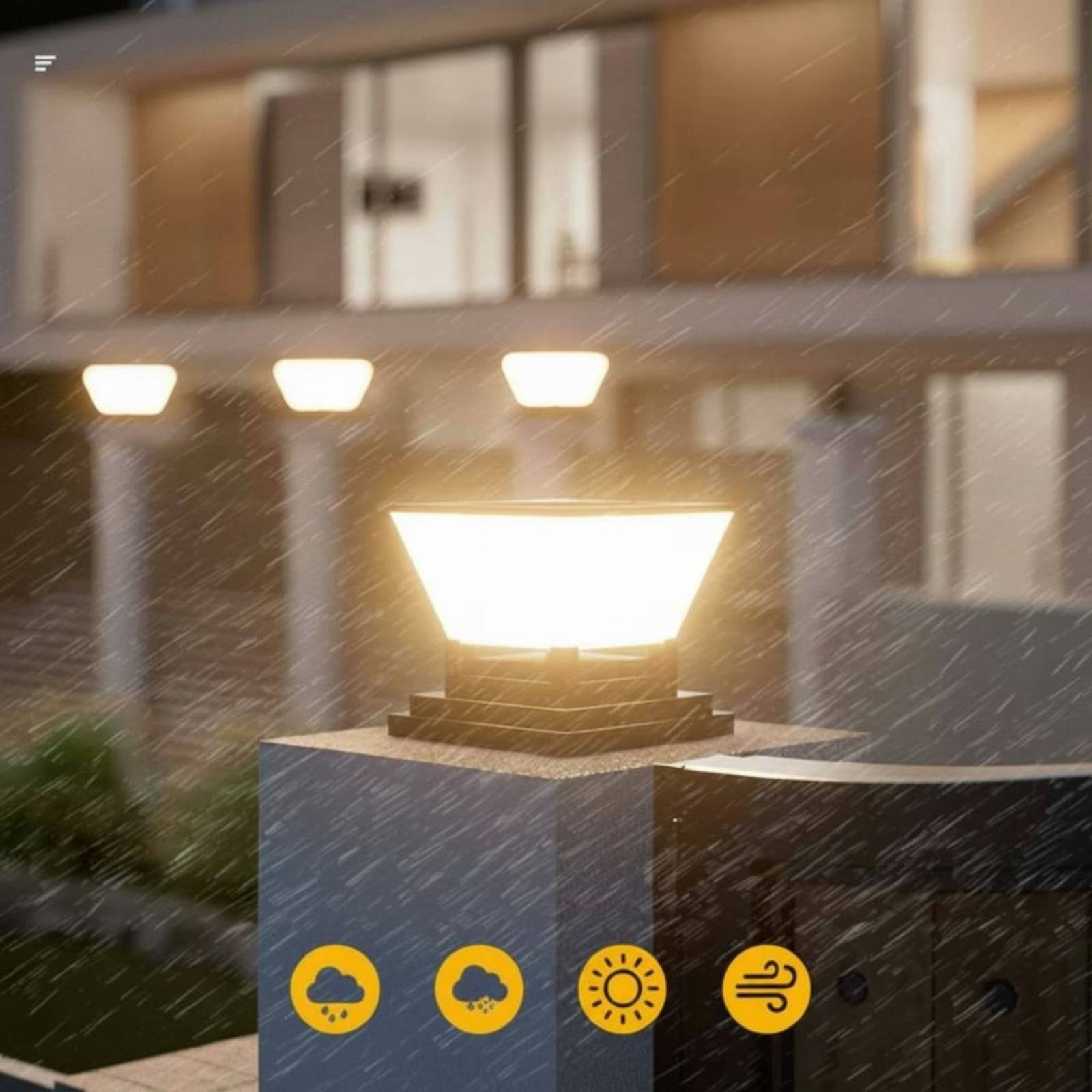 Solar Post Light Water Resista - Post Cap Light review and price