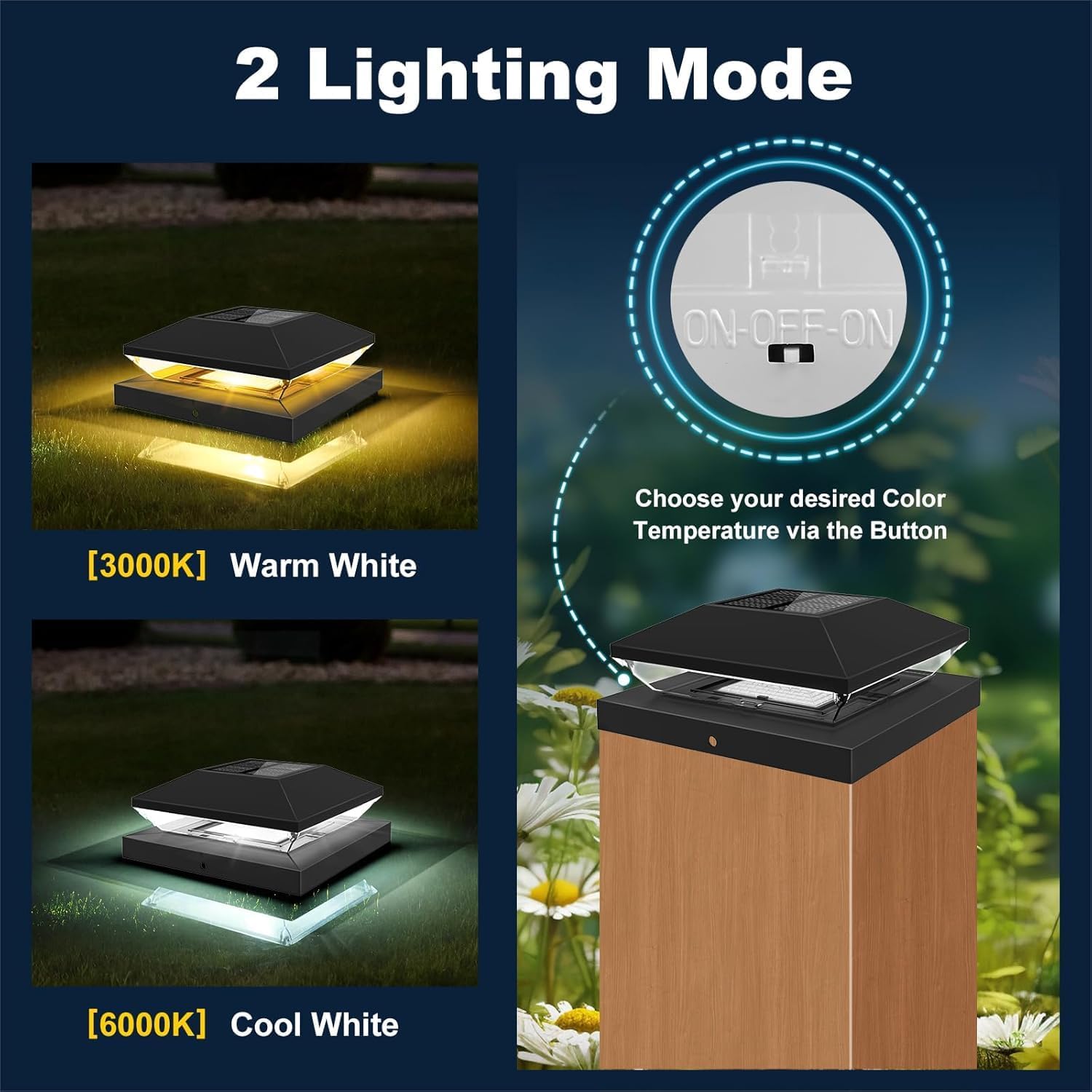 Solar Post Light Post Caps Sol - Post Cap Light review and price