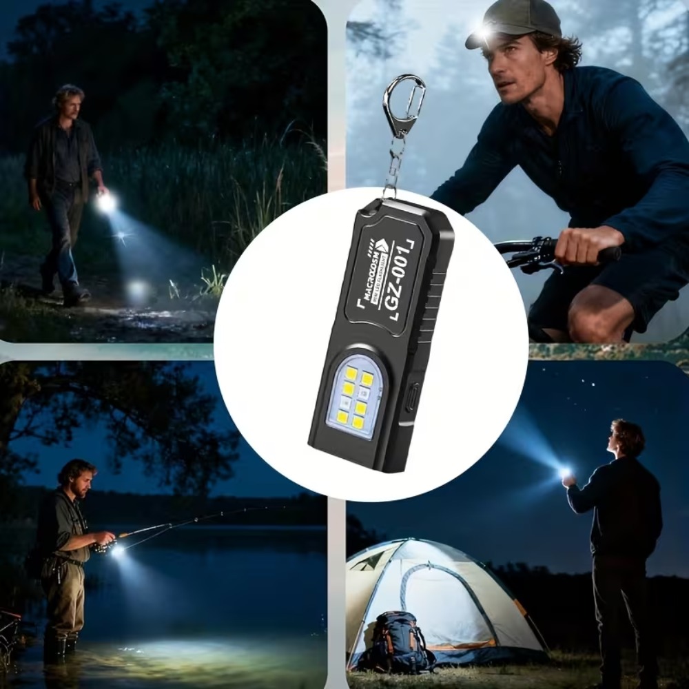 Mini COB LED Keychain Flashlig - Outdoor Lighting Bollards review and price